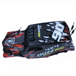 14311-30 Monster Truck Body Shell (Red, with Roll Cage and Lights) For hospeed 14311 Parts