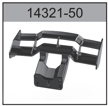 14321-50 Rear Wing For Hospeed 1:14 RC car 14301 14321-14324 14311 14312 14331 14332 Parts