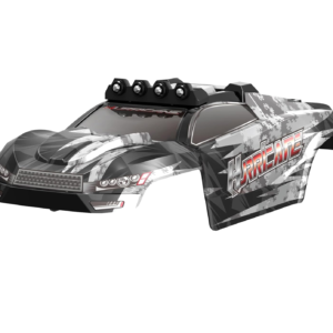 14323-30 1/14 Hurricane Body Shell (Black, with Lights and Lock) For hospeed 14323 Parts