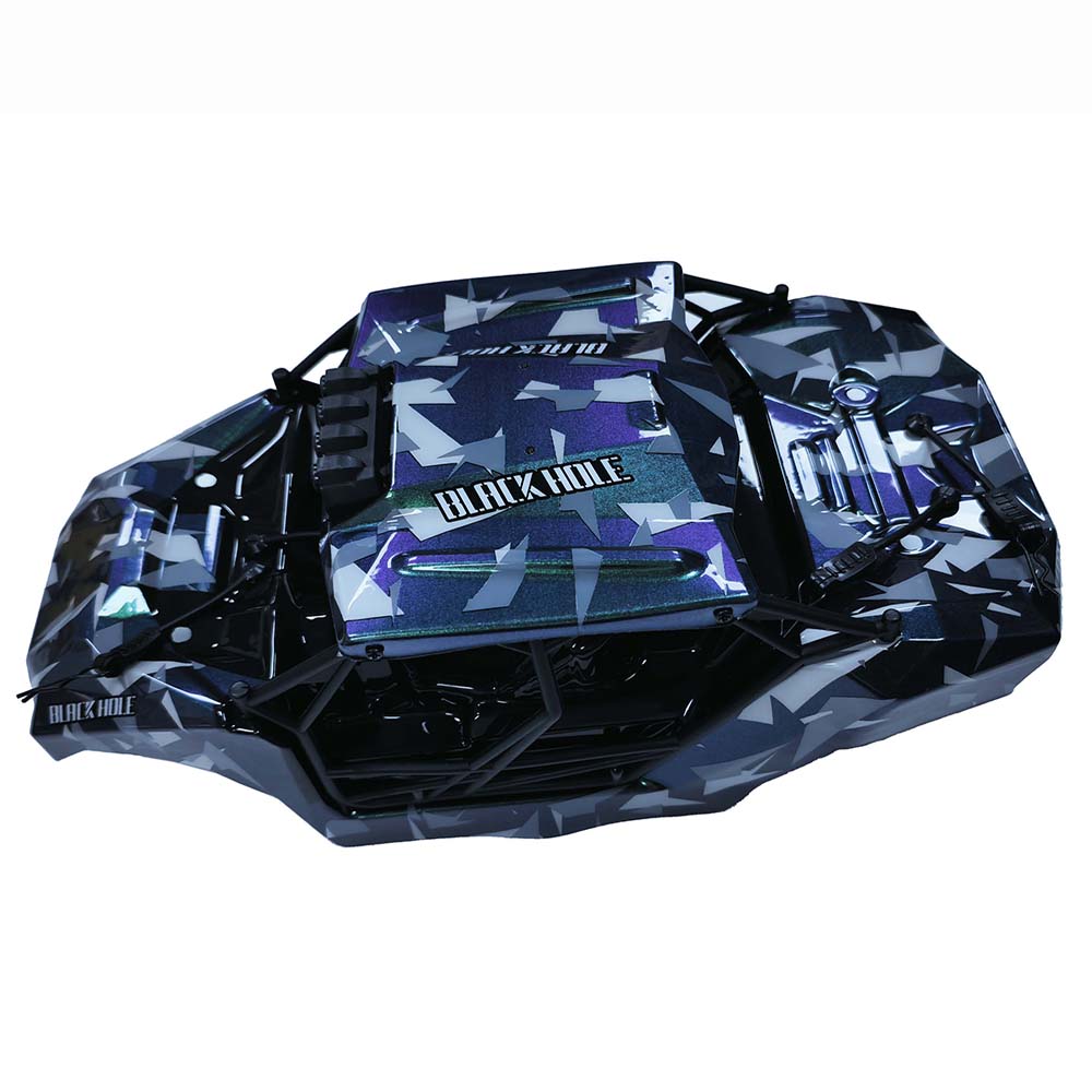 14331-30 1/14 Black Hole Body Shell (Green, with Lights and Lock) For hospeed 14331 Parts