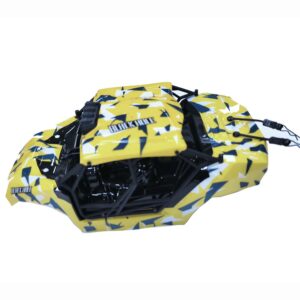 14332-30 1/14 Black Hole Body Shell (Yellow, with Lights and Lock) For hospeed 14332 Parts
