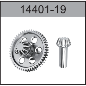 14401-19 Alloy Reduction Gear and Center Drive Gears For Hospeed 1:14 RC Brusheless car 14401 14421 14411 14412 14432 Parts