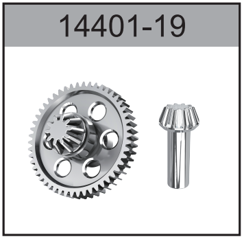 14401-19 Alloy Reduction Gear and Center Drive Gears For Hospeed 1:14 RC Brusheless car 14401 14421 14411 14412 14432 Parts