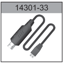 14301-33 USB Charging Cable (7.4V) For Hospeed 1:14 RC car 14301 14321-14324 14311 14312 14331 14332 Parts