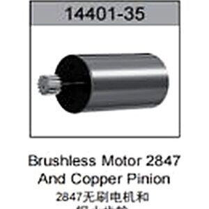 14401-35 2847 4000KV Brushless Motor with Alloy Mount and Alloy Gear For hospeed 14401 Parts
