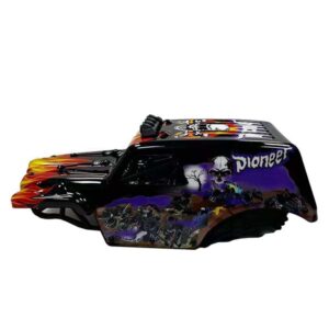 14411-30 Monster Truck Body Shell (Purple, with Roll Cage and Lights) For hospeed 14411 rc brushless car Parts