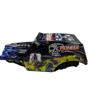 14412-30 Monster Truck Body Shell (Blue, with Roll Cage and Lights) For hospeed 14412 Parts