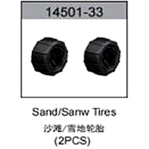 14501-33 Sand/Snow Tires (1 Left + 1 Right) For hospeed 14501 Parts