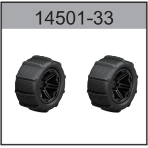 14501-33 Sand/Snow Tires (1 Left + 1 Right) For hospeed 14501 Parts