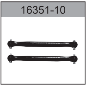 16351-10 Wheel Drive Shaft (Drift Car) 2pcs For hospeed 16351 RC car parts