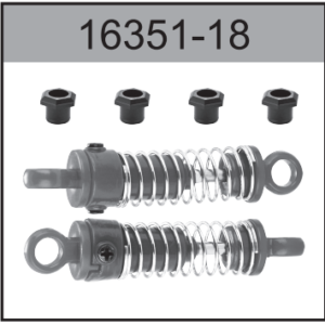 16351-18 Shock Absorber (Drift Car) 2pcs For hospeed 16351 RC car Parts