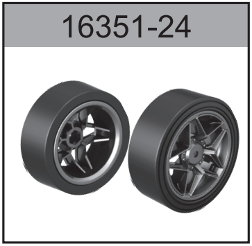 16351-24 Drift Wheels (Drift Car) For hospeed 16351 drifting car Parts