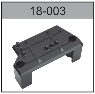 18-003 Servo Cover For Hospeed 1:16 HS16-81 to HS16-83 HS16-81MAX HS16-91MAX Short Course truck parts