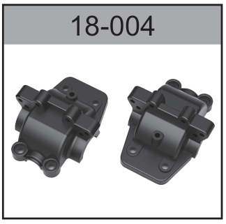 18-004 Gearbox Cover For Hospeed 1:16 HS16-81 to HS16-83 HS16-81MAX HS16-91MAX Short Course truck parts