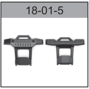 18-01-5 Front and Rear Bumper (01-54 Models) For Hospeed 1/18 HS18-01 18-02 H18-21 to H18-54 rc car parts