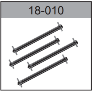 18-010 Nylon Wheel Drive Shaft (Dog Bone) For Hospeed 1/18 HS18-01 18-02 18-03 H18-21 H18-22 H18-51 etc rc car parts
