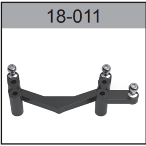18-011 Center Steering Link Assembly For Hospeed 1/18 HS18-01 18-02 18-03 H18-21 H18-22 H18-51 etc rc car parts