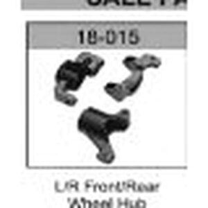 18-015 Left/Right Front C-Hub Steering Knuckle and Rear Hub For Hospeed 1/18 rc car