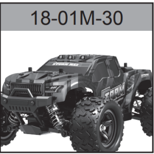18-01M-30 Brushless Pickup Truck Body (Red) For Hospeed 1/18 HS18-01 Mrc car