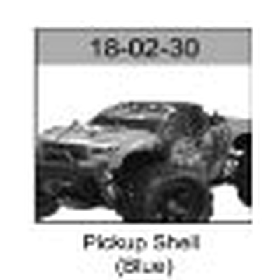 18-02-30 Pickup Truck Body (Blue) For Hospeed 1/18 rc car
