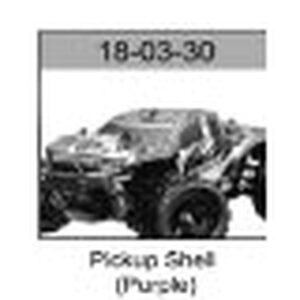 18-03-30 Pickup Truck Body (Purple) For Hospeed 1/18 rc car