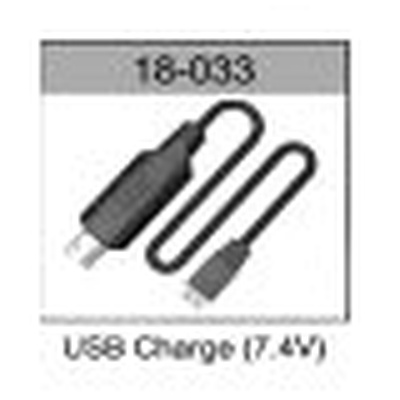 18-033 USB Charging Cable (7.4V) For Hospeed 1/18 rc car