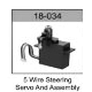 18-034 5-Wire Steering Servo with Mount (Brushed) For Hospeed 1/18 rc car