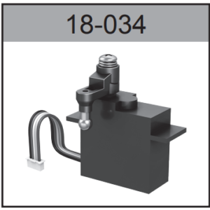 18-034 5-Wire Steering Servo with Mount For Hospeed 1/18 HS18-01 to HS18-64 series RC brushed car