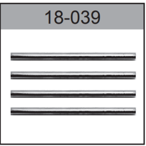 18-039 Suspension Arm Steel Shaft 4pcs For Hospeed 1/18 HS18-01 to HS18-64 series rc car