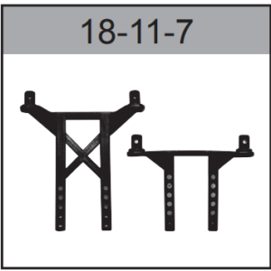 18-11-7 Front and Rear Body Post For Hospeed 1/18 HS18-11 to HS18-14 rc car parts