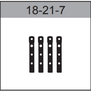 18-21-7 Front and Rear Body Post (21-26, 51-54 Models) For Hospeed 1/18 HS18-21 to HS18-26, HS18-51 to HS18-54 Models rc car
