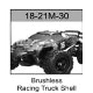 18-21M-30 Brushless Racing Truck Body (Red) For Hospeed 1/18 rc car