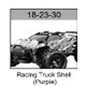 18-23-30 Racing Truck Body (Purple) For Hospeed 1/18 rc car