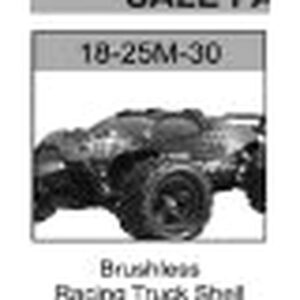 18-25M-30 Brushless Racing Truck Body (Purple) For Hospeed 1/18 rc car