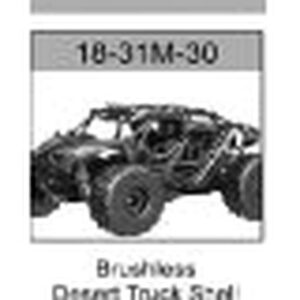 18-31M-30 Brushless Desert Truck Body (Red) For Hospeed 1/18 rc car