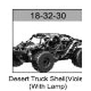 18-32-30 Desert Truck Body (Purple, with Lights) For Hospeed 1/18 rc car