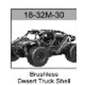 18-32M-30 Brushless Desert Truck Body (Green) For Hospeed 1/18 rc car