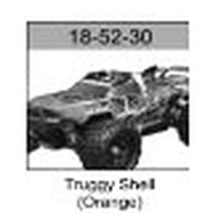 18-52-30 Half Truck Body (Orange) For Hospeed 1/18 rc car