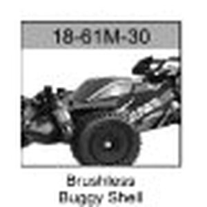 18-61M-30 Brushless Electric Buggy Body (Red) For Hospeed 1/18 rc car