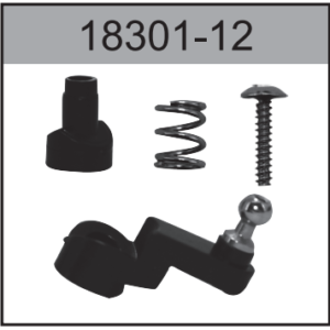 18301-12 Servo Assembly For Hospeed 1/18 HS 18301 18302 18303 18311 18321 18331 18421 18431 rc car parts