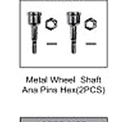 18301-17 Alloy Wheel Axle with Hex Hub and Steel Shaft For hospeed 18301 Parts