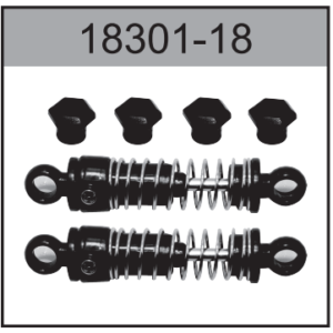 18301-18 Shock Absorber 2pcs For Hospeed 1/18 HS 18301 18302 18303 18311 18321 18331 rc brushed car parts