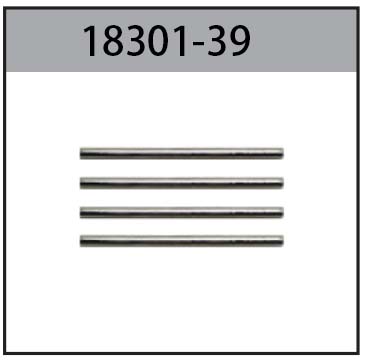 18301-39 Suspension Swing Arm Steel Shaft For Hospeed 1/18 HS 18301 18302 18303 18311 18321 18331 18421 18431 rc car parts