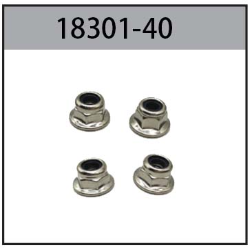18301-40 3mm Wheel Flange Nut For Hospeed 1/18 HS 18301 18302 18303 18311 18321 18331 18421 18431 rc car parts