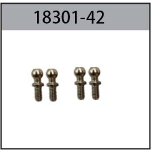 18301-42 Ball Head Screw 4pcs For Hospeed 1/18 HS 18301 18302 18303 18311 18321 18331 18421 18431 rc car parts