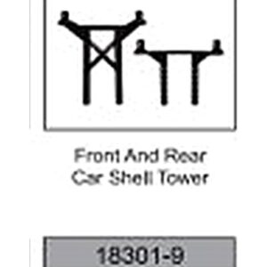 18311-7 Front and Rear Body Post (18311/18312 Models) For hospeed 18311 Parts