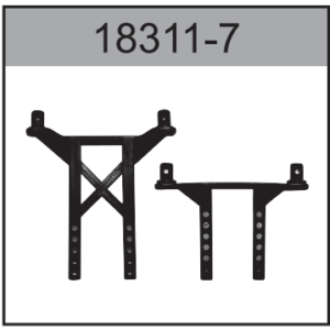 18311-7 Front and Rear Body Post For hospeed 18311 18312 RC car Parts