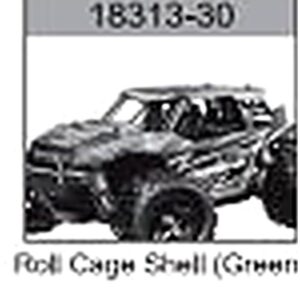 18313-30 Roll Cage Body Shell (Green) For hospeed 18313 Parts