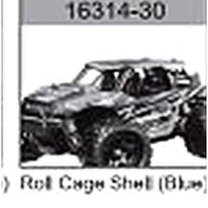 18314-30 Roll Cage Body Shell (Blue) For hospeed 18314 Parts