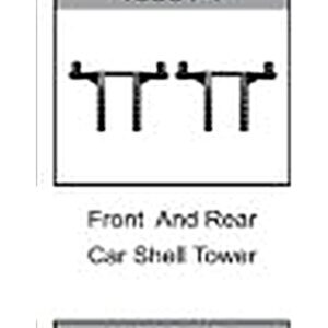 18321-7 Front and Rear Body Post (18321/18322 Models) For hospeed 18321 Parts